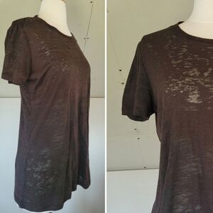 Next Level Burnout Tee | Womens Charcoal Grey Tshirt Shirt XL